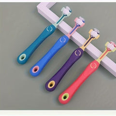 Three Head Pet Toothbrush Dog Cat Oral Cleaning Supplies