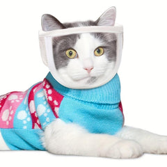Breathable Cat Protective Muzzle Anti Bite & Scratch Mask