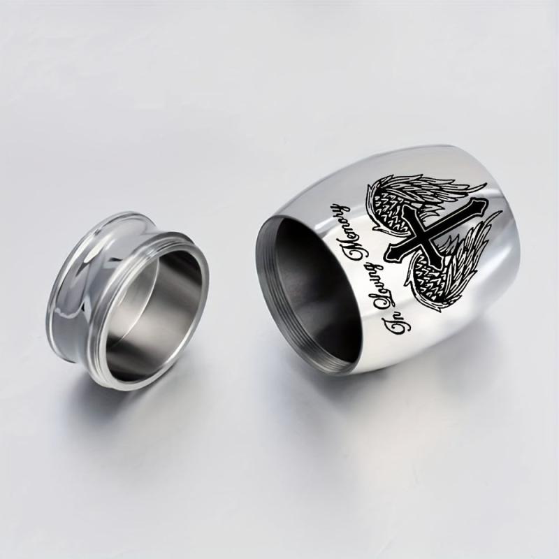 Stainless Steel Pet Urn for Dog or Cat Ashes