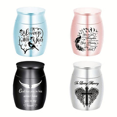 Stainless Steel Pet Urn for Dog or Cat Ashes
