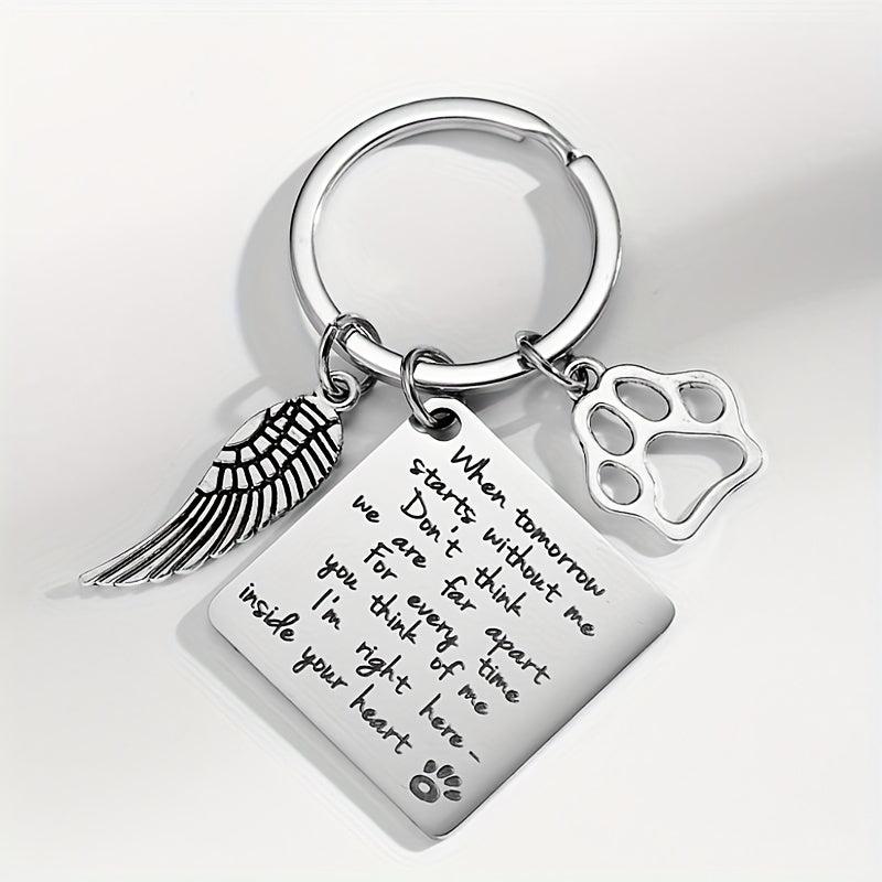 Pet Memorial Keychain Remember Your Beloved Pet Always