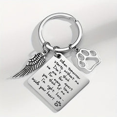 Pet Memorial Keychain Remember Your Beloved Pet Always