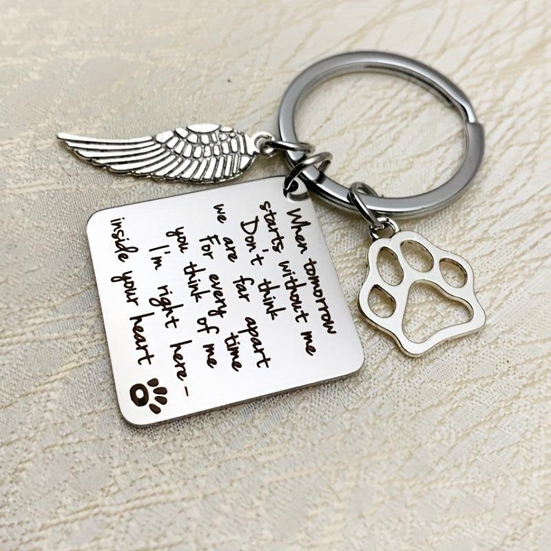 Pet Memorial Keychain Remember Your Beloved Pet Always