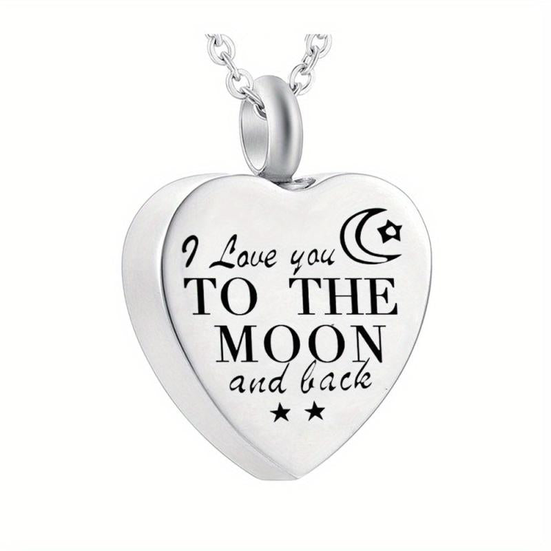 Heart Pendant Cremation Urn Necklace for Cats and Dogs
