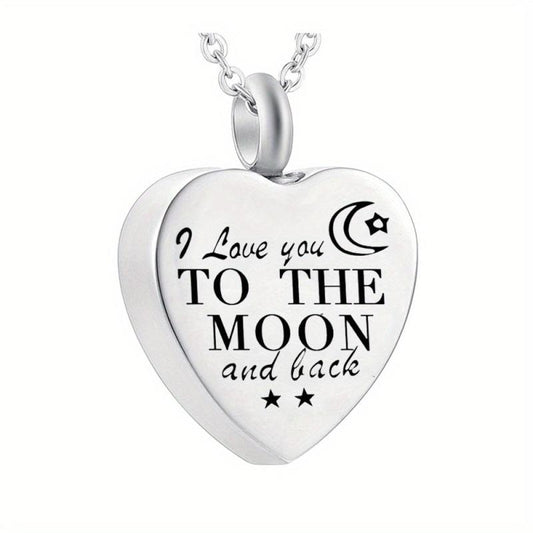 Heart Pendant Cremation Urn Necklace for Cats and Dogs
