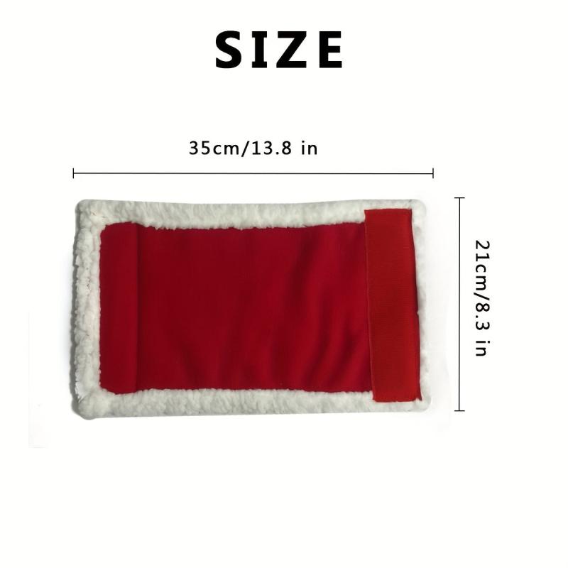 Christmas Horse Leg Sleeve Bubble Fleece Winter Warm Protector