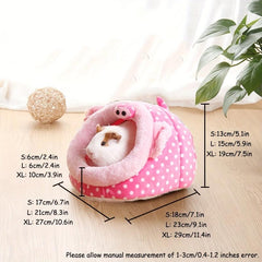 Washable Guinea Pig Hideout House Cozy Habitat Toy