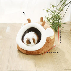 Warm Big Hamster Nest Bed Cube House Habitat Lightweight Durable Portable Mat