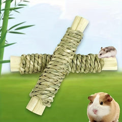 Straw Pet Chew Toys for Hamster Rabbit Guinea Pig