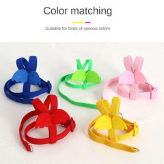 Adjustable Bird Harness & Leash for Safe Flight Training