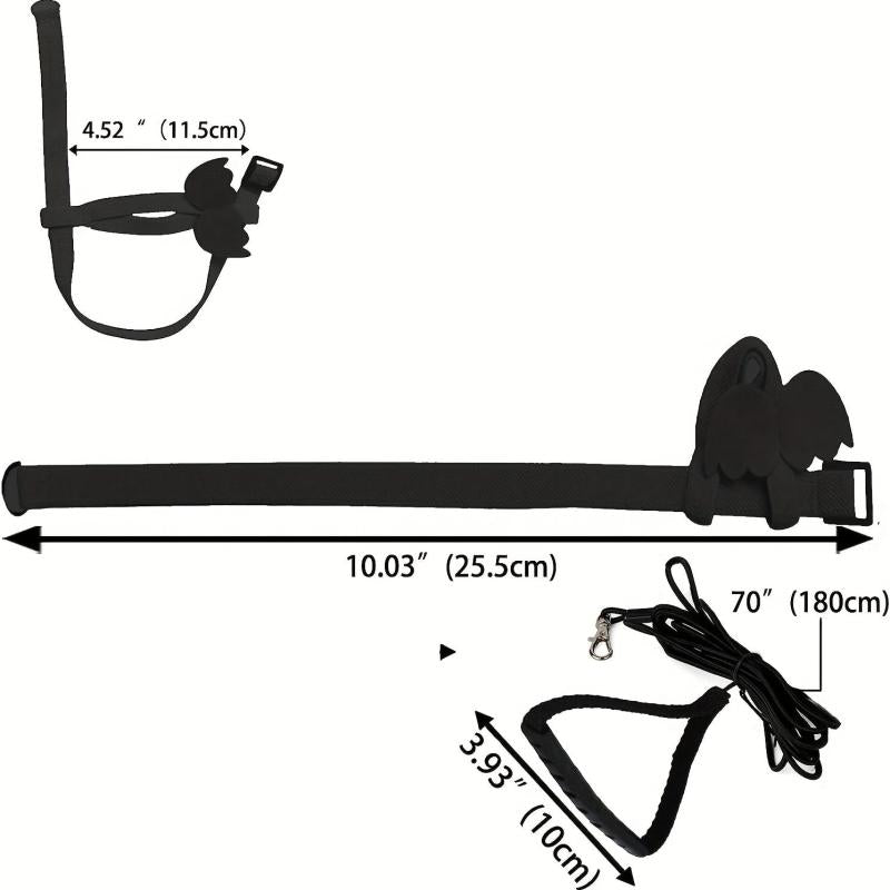 Adjustable Bird Harness & Leash for Safe Flight Training