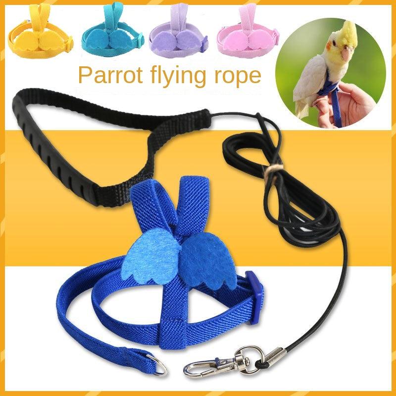 Adjustable Bird Harness & Leash for Safe Flight Training