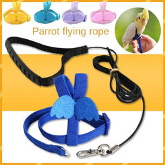 Adjustable Bird Harness & Leash for Safe Flight Training