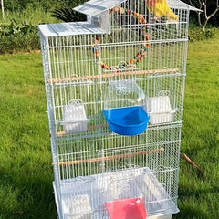 Transparent Birdcage Bathtub for Cockatoos and Parakeets
