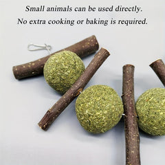 Small Animal Hanging Chew Toy for Dental Health and Boredom Reduction