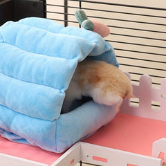 Hamster Cozy Nest Cotton Small Pet Warm Bed Winter Supplies