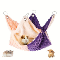 Double Layer Hammock for Small Pets - Cozy and Comfortable