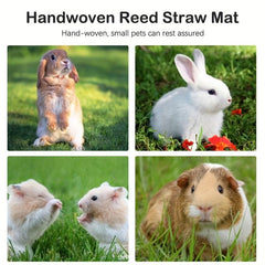Small Pet Straw Mat for Rabbit and Hamster