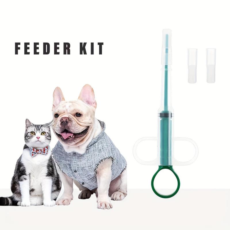 Pet Medicine Feeder Pill And Syringe For Dogs And Cats