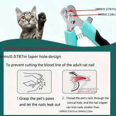Cat Nail Clippers Round Hole Cat Nail Clipper For Novice Cat Paw Scissors