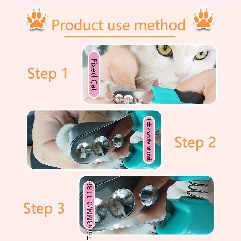 Cat Nail Clippers Round Hole Cat Nail Clipper For Novice Cat Paw Scissors