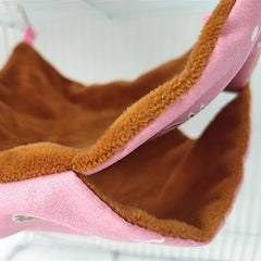 Doublelayered Hamster Hammock Cozy Bed for Small Animals
