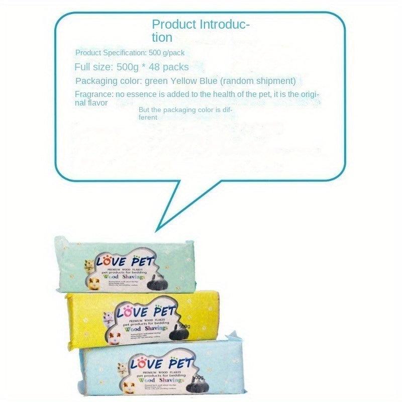 500g Hamster Wood Shavings Pet Mat for Chinchillas