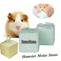 Small Pet Teeth Grinding Stone Mineral Cube Hang Toy