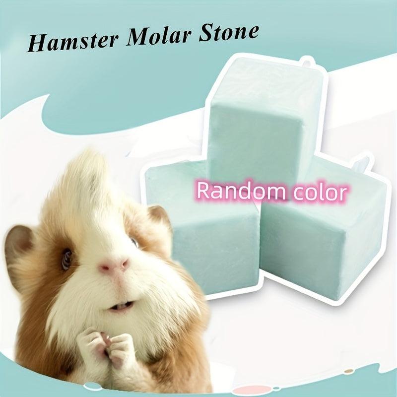 Small Pet Teeth Grinding Stone Mineral Cube Hang Toy