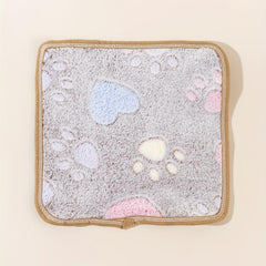 Pet Cartoon Print Mat Blanket for Small Animals Rabbit Guinea Pig Hamster