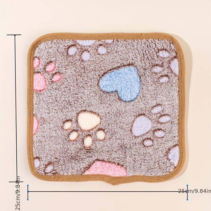 Pet Cartoon Print Mat Blanket for Small Animals Rabbit Guinea Pig Hamster