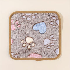 Pet Cartoon Print Mat Blanket for Small Animals Rabbit Guinea Pig Hamster