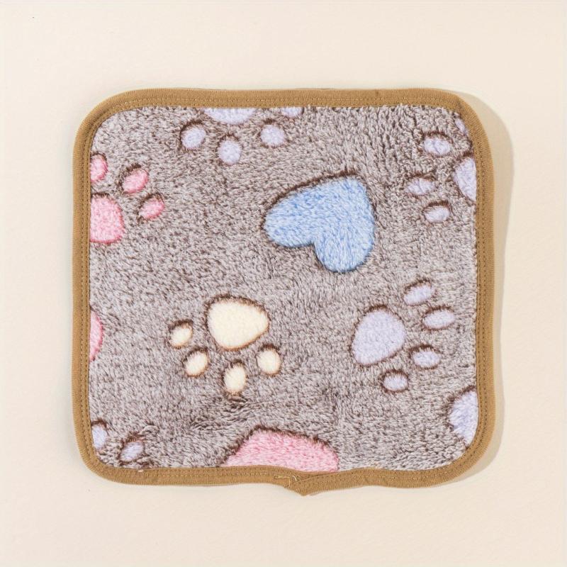 Pet Cartoon Print Mat Blanket for Small Animals Rabbit Guinea Pig Hamster