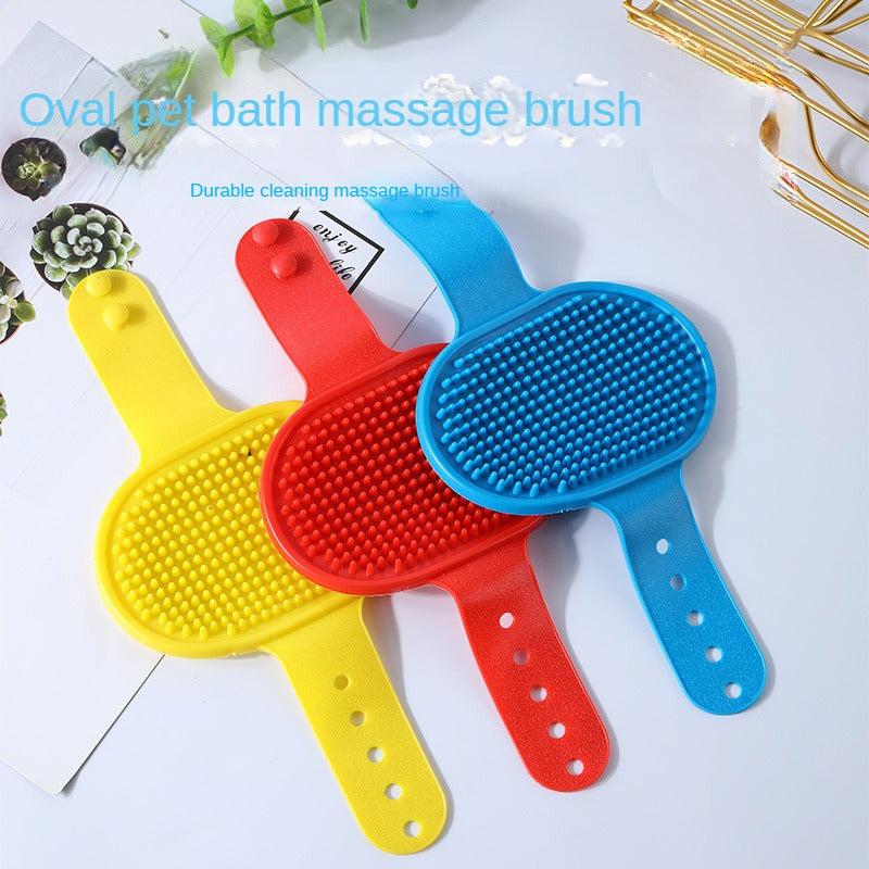 2pcs Pet Grooming Gloves Dog Bathing Tools