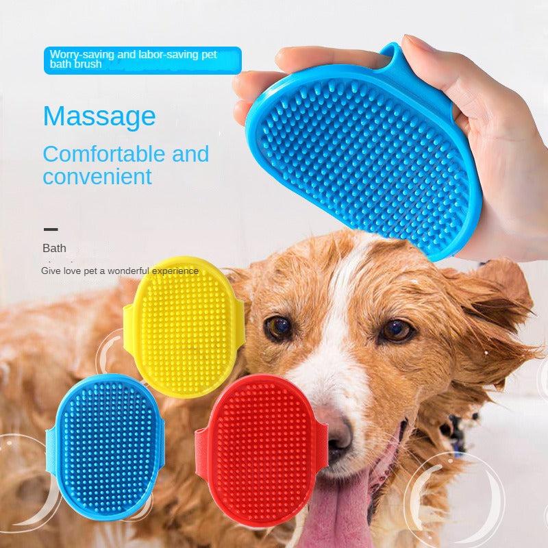 2pcs Pet Grooming Gloves Dog Bathing Tools