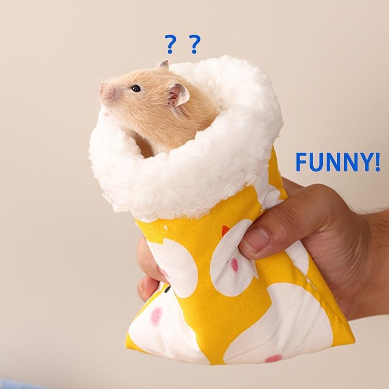 Small Pet Sleeping Bag Hamster Cotton Nest Thickened And Warm Hamster Bed