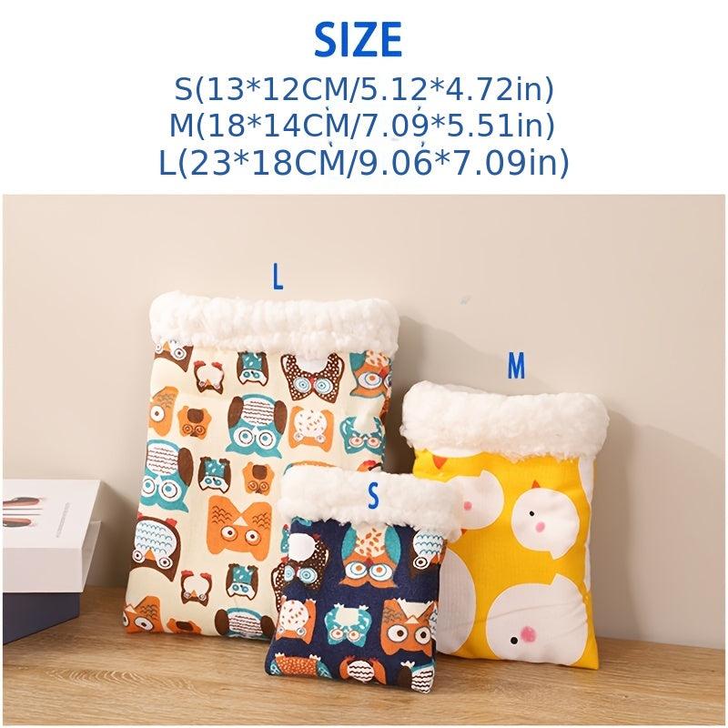 Small Pet Sleeping Bag Hamster Cotton Nest Thickened And Warm Hamster Bed