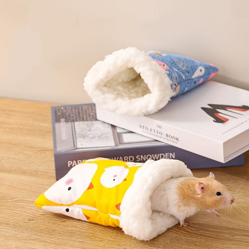 Small Pet Sleeping Bag Hamster Cotton Nest Thickened And Warm Hamster Bed