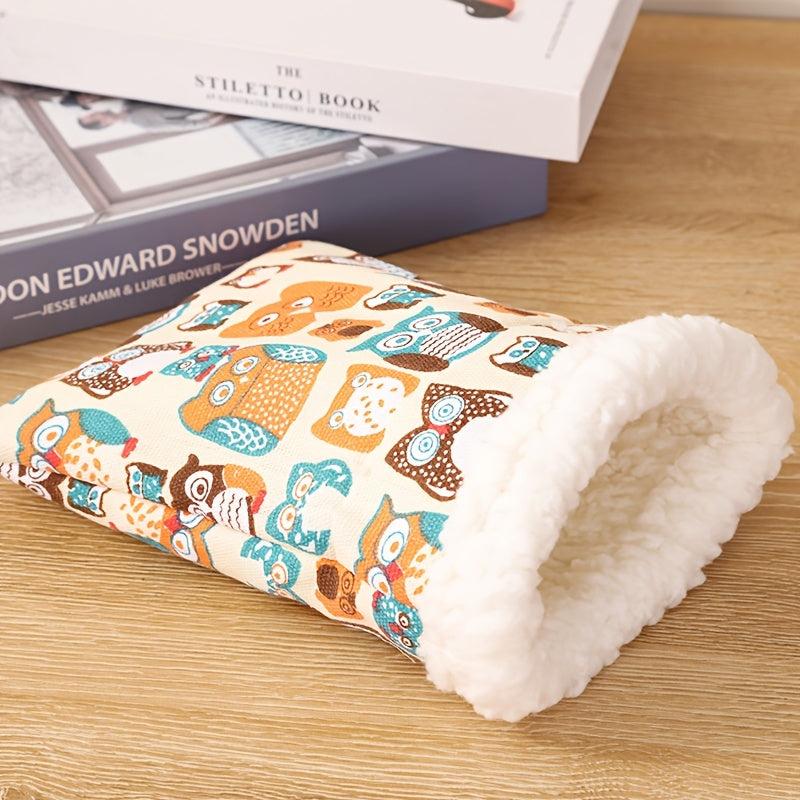 Small Pet Sleeping Bag Hamster Cotton Nest Thickened And Warm Hamster Bed