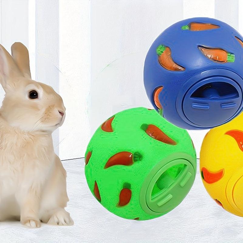 Carrot Pattern Hamster Leaking Toy For Small Pet