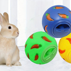 Carrot Pattern Hamster Leaking Toy For Small Pet