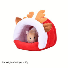 Hamster Thickened Warm Nest For Little Pet In Winter