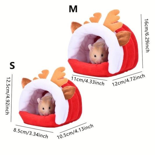 Hamster Thickened Warm Nest For Little Pet In Winter