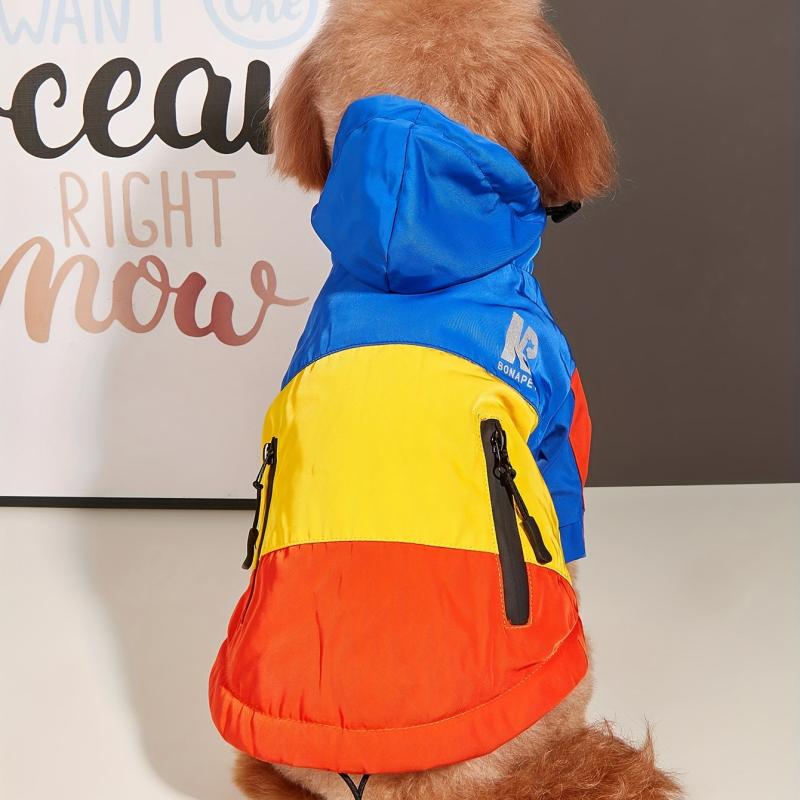 Pet Matching Jacket Winter Dog Coat Puppy Warm Clothes Padded Pat Apparel
