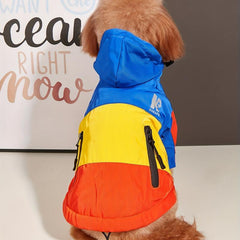 Pet Matching Jacket Winter Dog Coat Puppy Warm Clothes Padded Pat Apparel