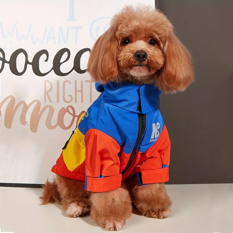 Pet Matching Jacket Winter Dog Coat Puppy Warm Clothes Padded Pat Apparel
