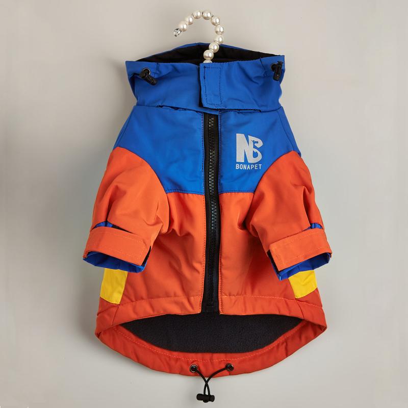 Pet Matching Jacket Winter Dog Coat Puppy Warm Clothes Padded Pat Apparel
