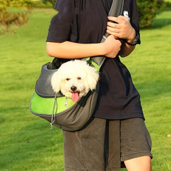 Dog Sling Carrier Breathable Mesh Crossbody Bag For Puppy Travel