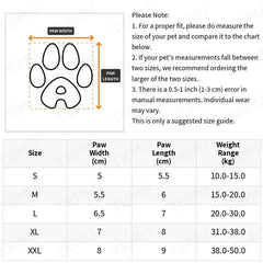 Waterproof Dog Boots & Reflective Straps for Safe & Dry Paws