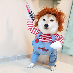 Funny Small Dog Dress Up Costume Creative Pet Dog Clothes For Holiday Party